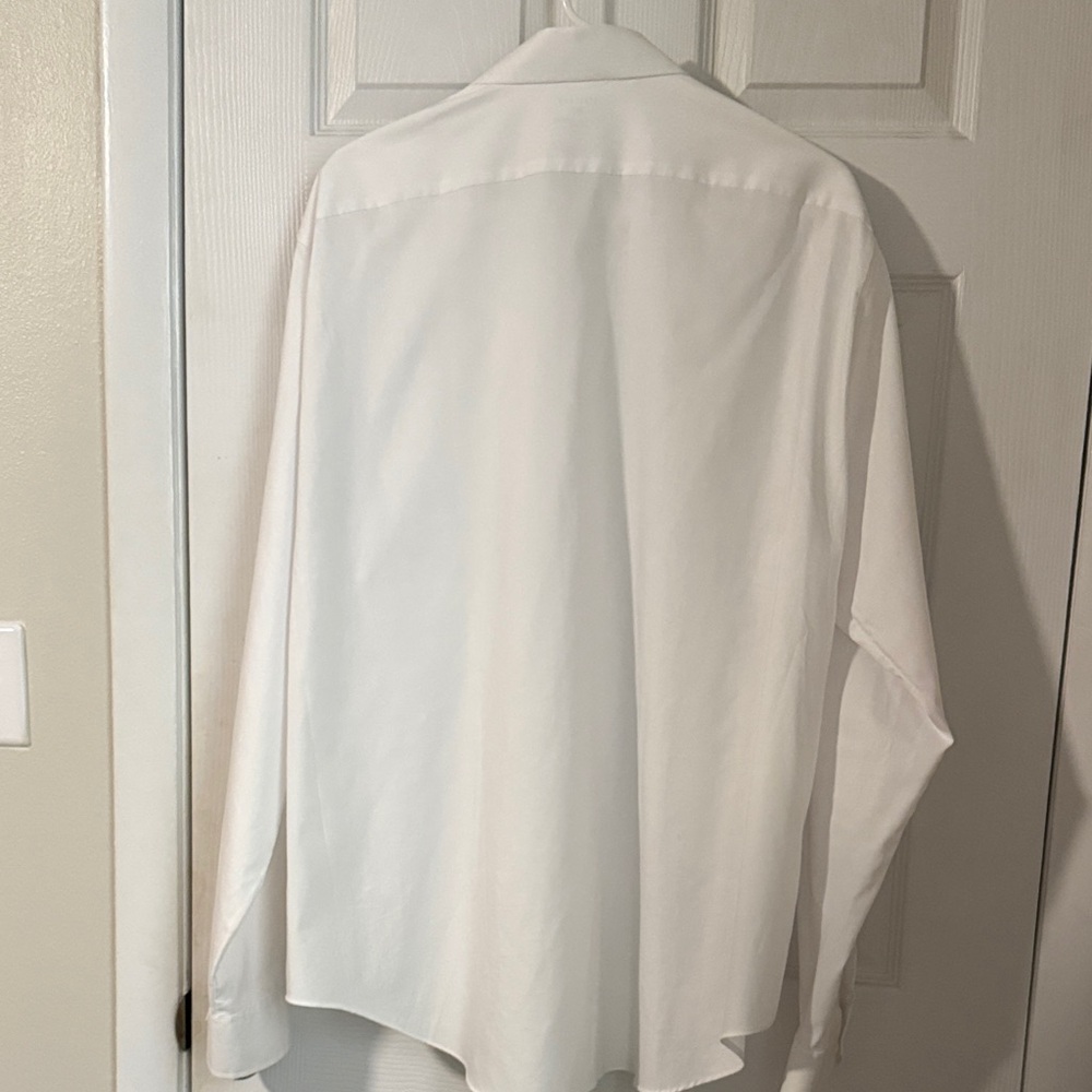 Stafford Classic White Dress Shirt - Picture 3 of 5